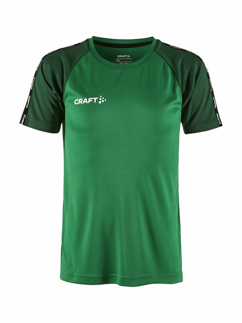 HJERM FIF Kamp T-shirt, Grøn Børn. Inkl. Nummer på Ryg