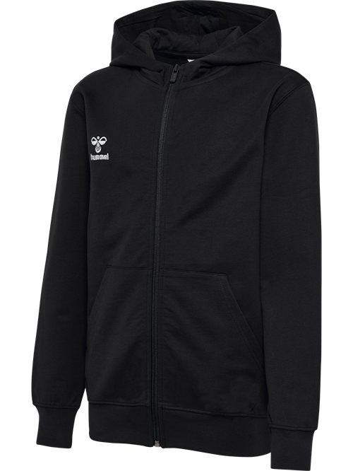 Resen KFUM Klubdragt, Overdel, Full Zip, Børn, Sort. 